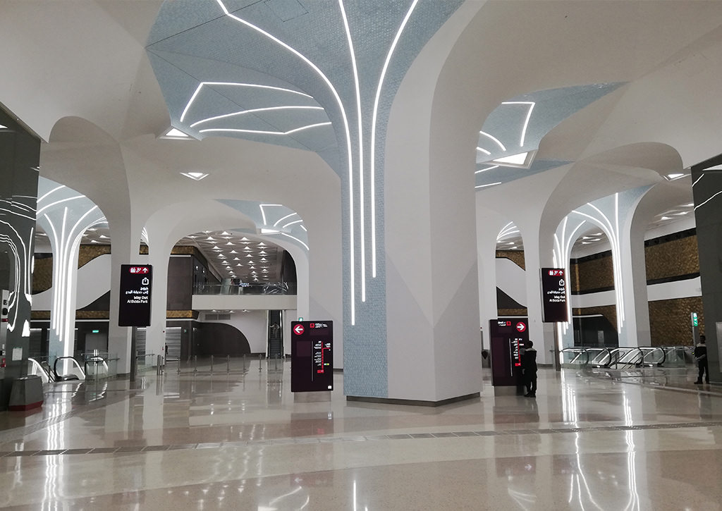 Red Line North Underground Metro Doha
